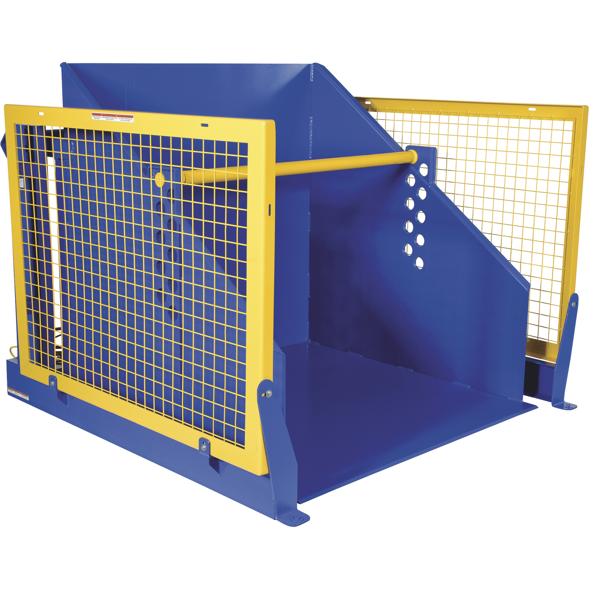 Vestil Hydraulic Box Dumper - 2,000-Lb. Capacity, 36in. Dump Height, 2 HP Motor, Model# HBD-2-36